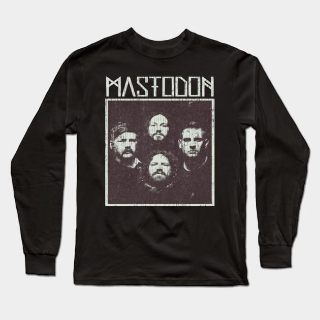 Mastodon grunge vintage 90s Long Sleeve T-Shirt by The Inspire Cafe